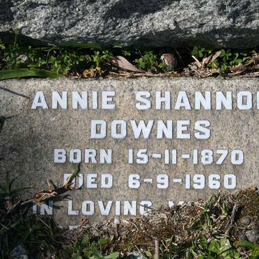 DOWNES Annie Shannon 1870-1960