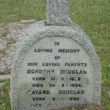 DOUGLAS ?ayard 1895-19?? &amp; Dorothy 1898-1954