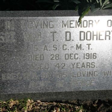 DOHERTY T.D. -1916