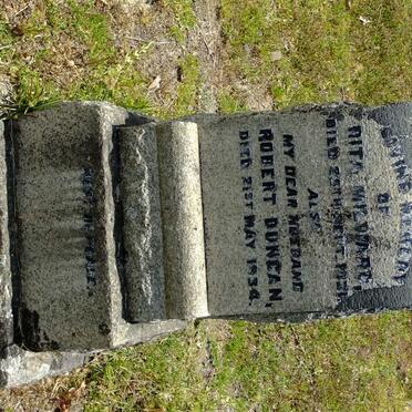 DUNCAN Robert -1934 &amp; Rita Milward -1931