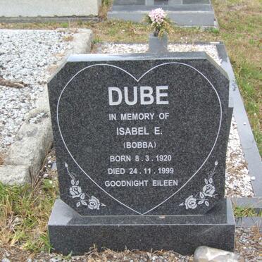 DUBE Isabel E. 1920-1999