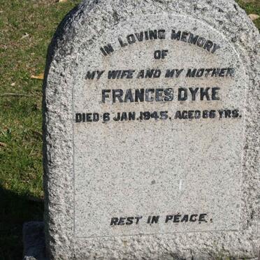 DYKE Frances -1945