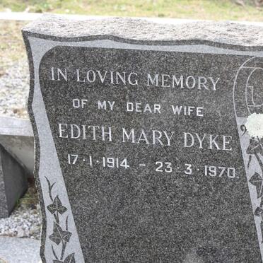 DYKE Edith Mary 1914-1970