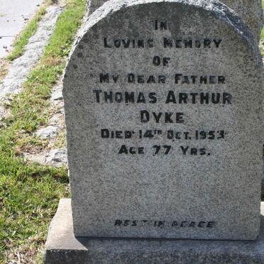 DYKE Thomas Arthur -1953