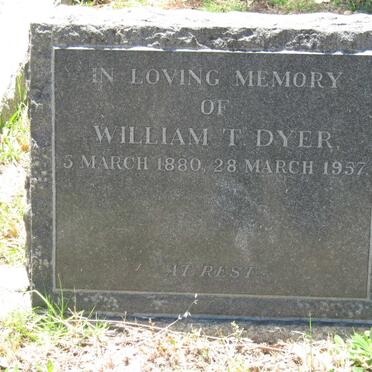 DYER William T. 1880-1957