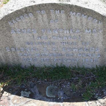 EDWARDS Agnes Panthea May nee MUNRO -1958