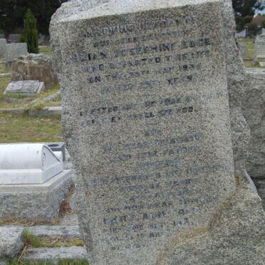 EDGE Joseph -1959 &amp; Mary Ann -19?1 :: EDGE Lilian Josephine -1935