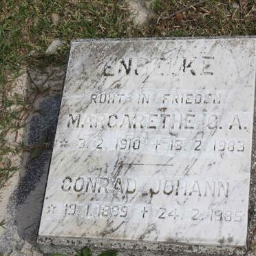 ENGELKE Conrad Johann 1899-1985 &amp; Margarethe G.A. 1910-1983