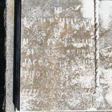 ERASMUS Jacob J. -1953