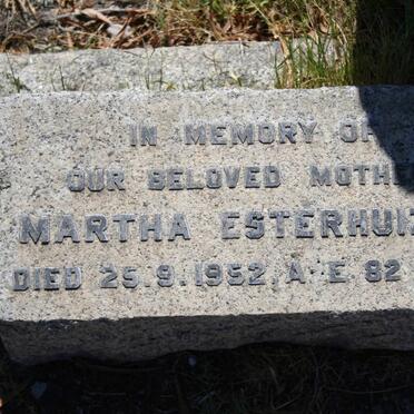 ESTERHUIZEN Martha -1952