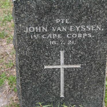 EYSSEN John, van -1921