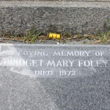 FOLEY Bridget Mary -1972