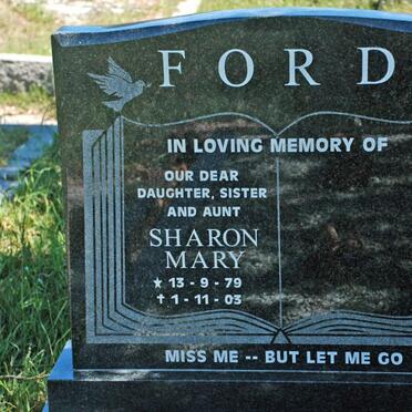 FORD Sharon Mary 1979-2003
