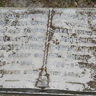 FAIRWEATHER Arthur -1962 &amp; Agnes Stewart -1961