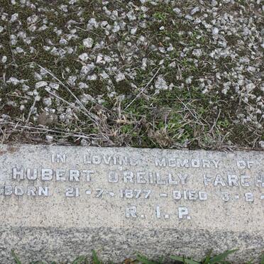 FARGHER Hubert O'Reilly 1877-1961