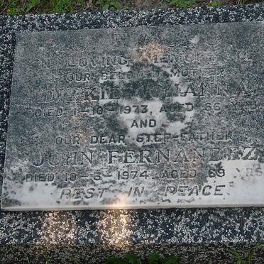 FERNANDEZ John -1974 &amp; Dirkie Johanna -1973