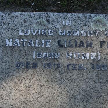 FORD Natalie Lilian nee HOME -1958