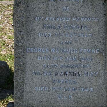 FOWKES George Methuen -1948 &amp; Phila -1942 :: FOWKES Hilda Martha May -1942