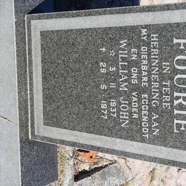 FOURIE William John 1937-1977