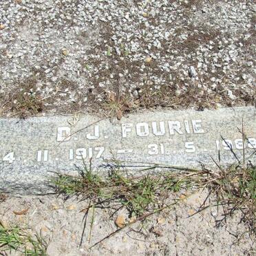 FOURIE D.J. 1917-1968