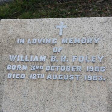 FOLEY William B.H. 1906-1963