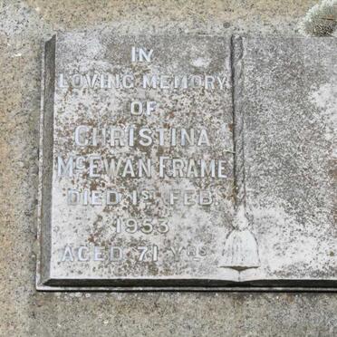 FRAME Christina McEwan -1953