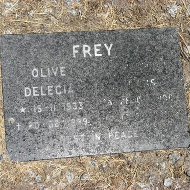 FREY David Thomas 1930-2003 &amp; Olive Delecia 1933-1999
