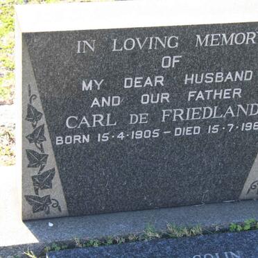 FRIEDLAND Carl, de 1905-1961 :: FLETCHER Malcolm Colin 1930-1980 