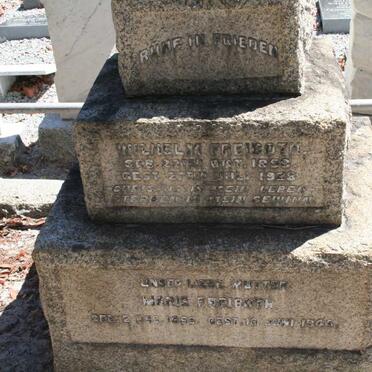 FREIBOTH Wilhelm 1859-1928 &amp; Marie 1856-1944