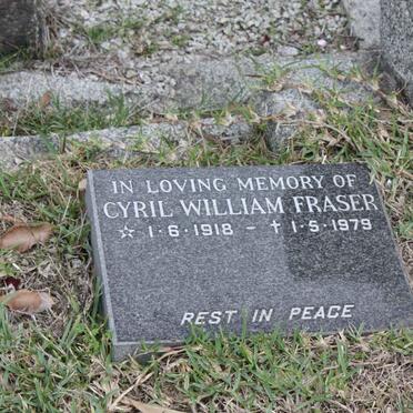 FRASER Cyril William 1918-1979