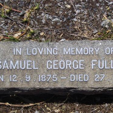 FULLER Samuel George 1875-194?
