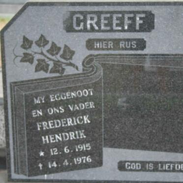 GREEFF Frederick Hendrik 1915-1976