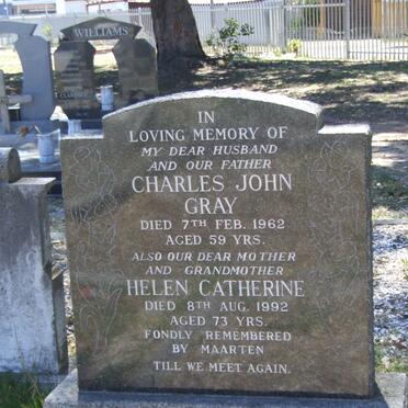 GRAY Charles John -1962 &amp; Helen Catherine -1992