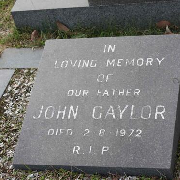 GAYLOR John -1972