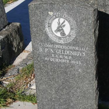 GELDENHUYS B.P.N. -1943