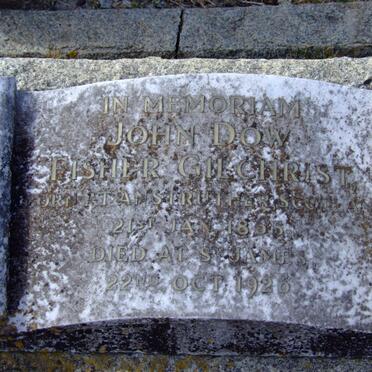 GILCHRIST John Dow Fisher 1865-1926