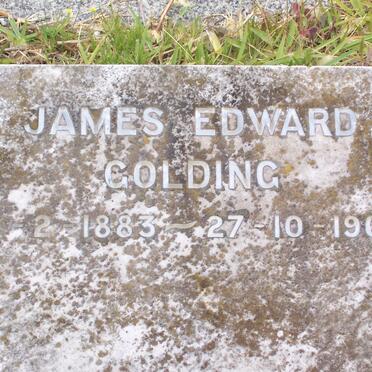 GOLDING James Edward 1883-1966