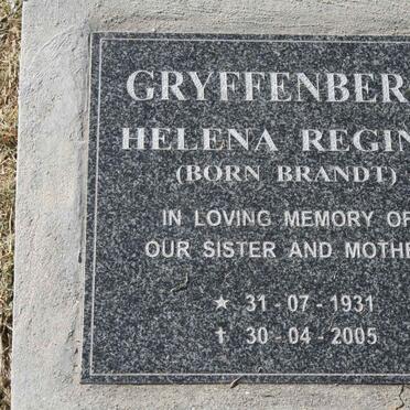 GRYFFENBERG Helena Regina nee BRANDT 1931-2005