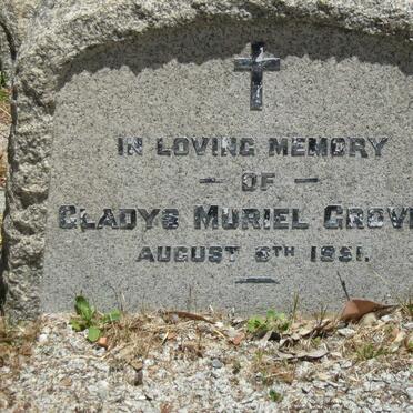 GROVER Gladys Muriel  -1951