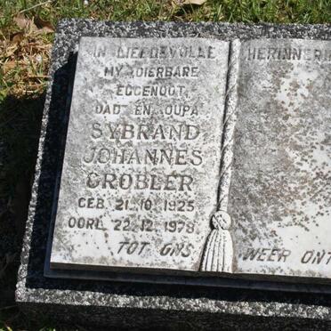 GROBLER Sybrand Johannes 1925-1978