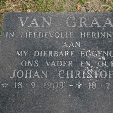 GRAAN Johan Christoffel, van 1908-1988