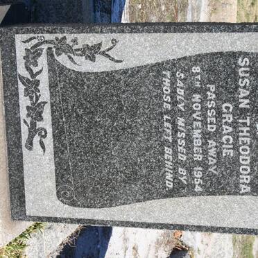 GRACIE Susan Theodora -1954