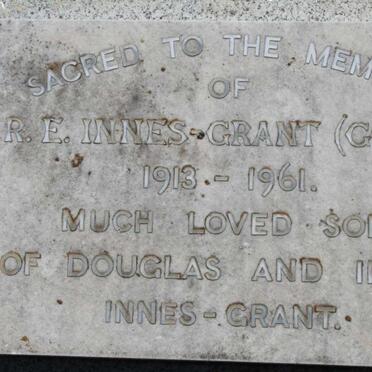 GRANT R.E., Innes 1913-1961