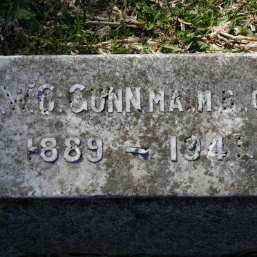 GUNN J.W.C. 1889-1944