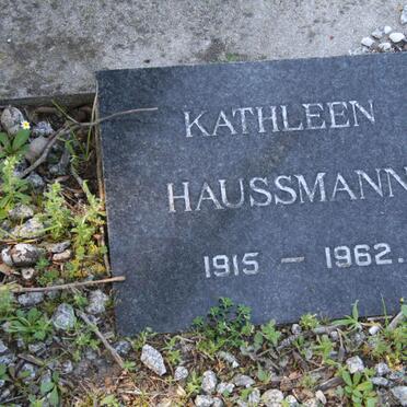 HAUSSMANN Kathleen 1915-1962
