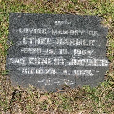 HARMER Ernest -1970 &amp; Ethel -1964