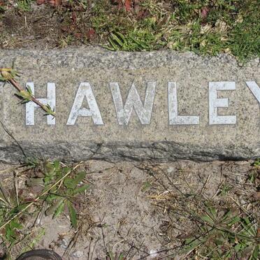HAWLEY Frederick -1953 &amp; Annie -1973