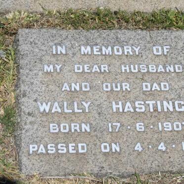 HASTINGS Wally 1907-1964
