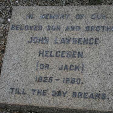 HELGESEN John Lawrence 1925-1980