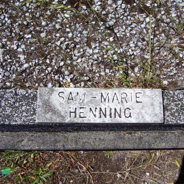 HENNING Sam-Marie